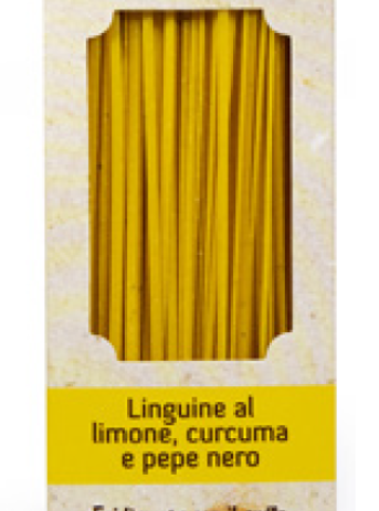 Linguine al Limone, Curcuma e pepe nero 250g Taccardi