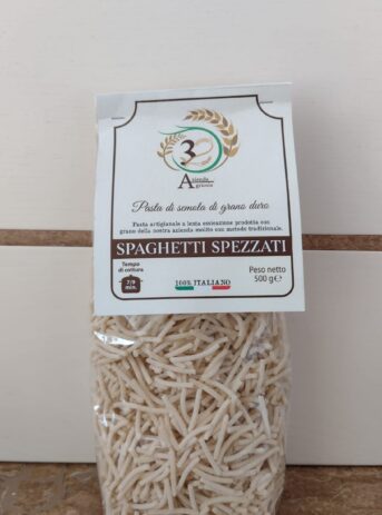 Spaghetti Spezzati Pasta di Semola di grano duro 500g Azienda Agricola 32